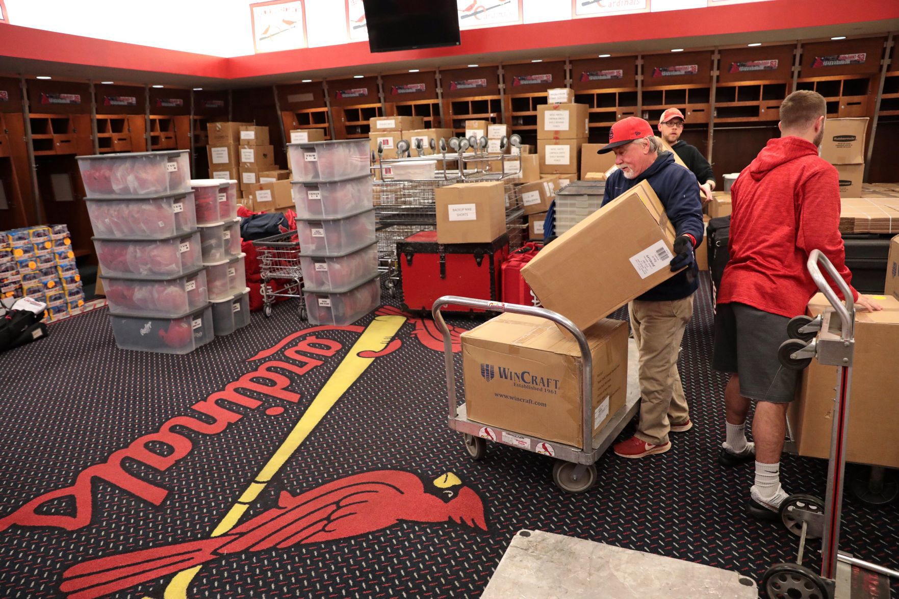 Cardinals pack up for spring training